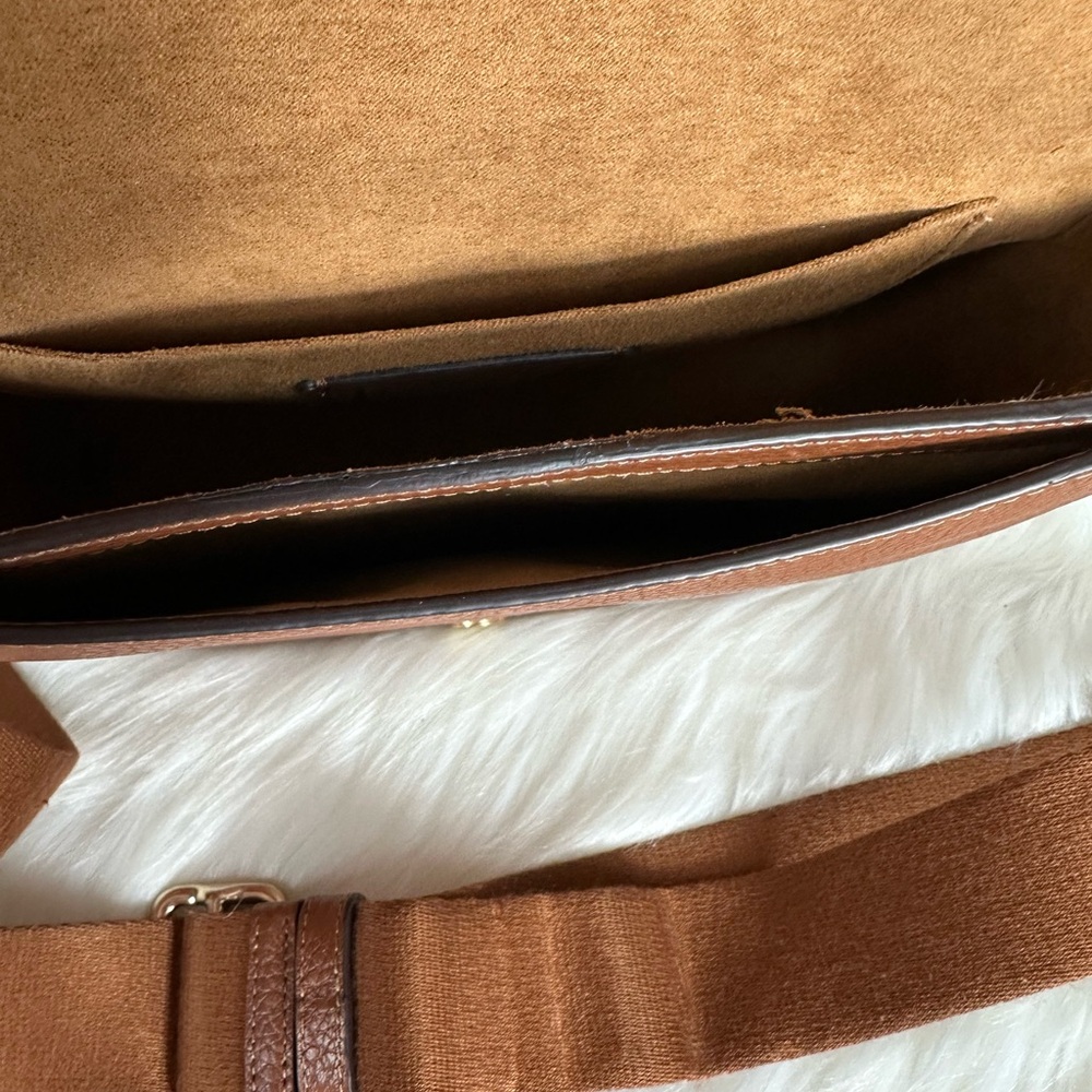 Coach Tan Leather Crossbody Bag - Picture 12 of 14